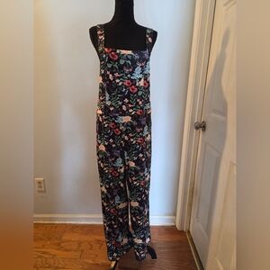 Floral Print Jumpsuit